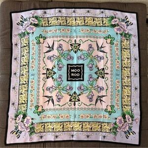 Moo Roo Multicolor Silk Scarf